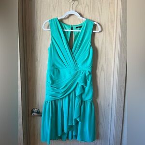 TFNC Wedding Aqua /Teal Chiffon Dress NWOT
